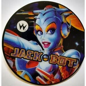 Jackbot COASTER Pinball Original UNUSED Plastic Bride Of Pinbot Robot 1995
